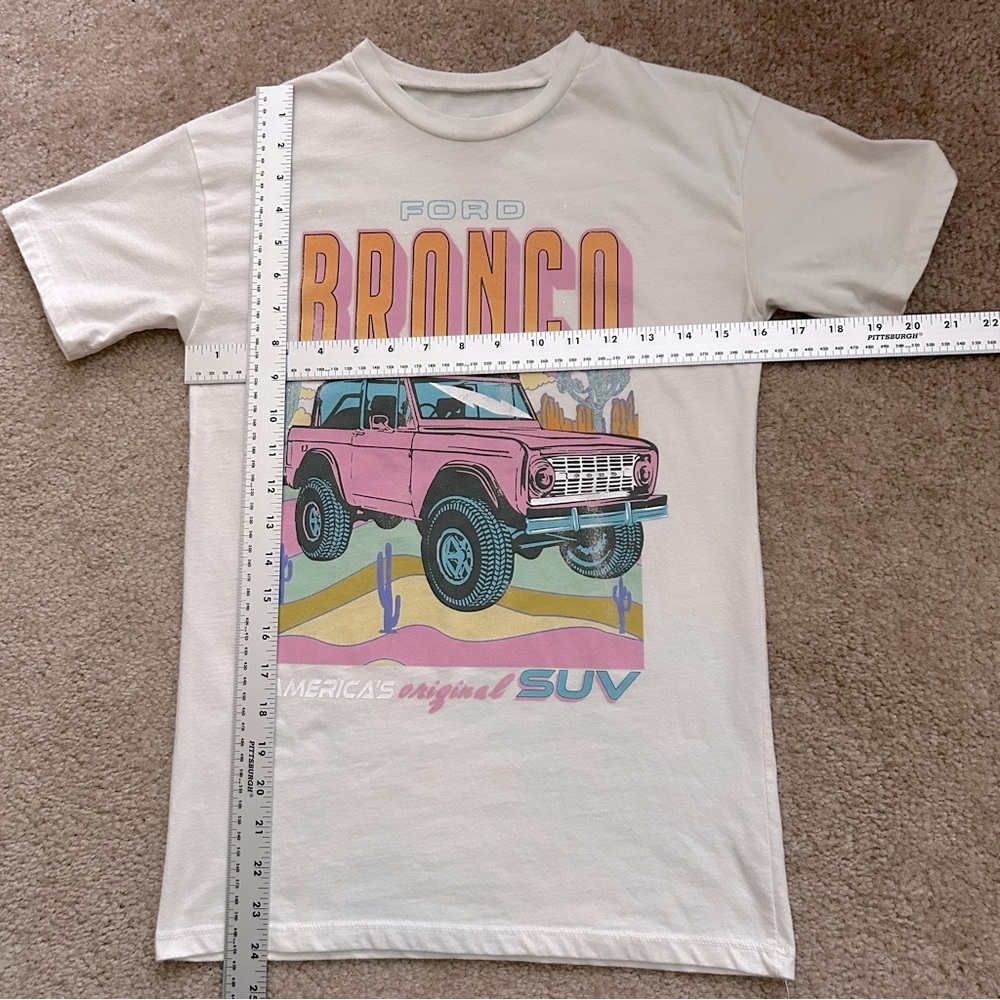 Ford Bronco Crewneck Graphic Short Sleeve Tee - Picture 5 of 7